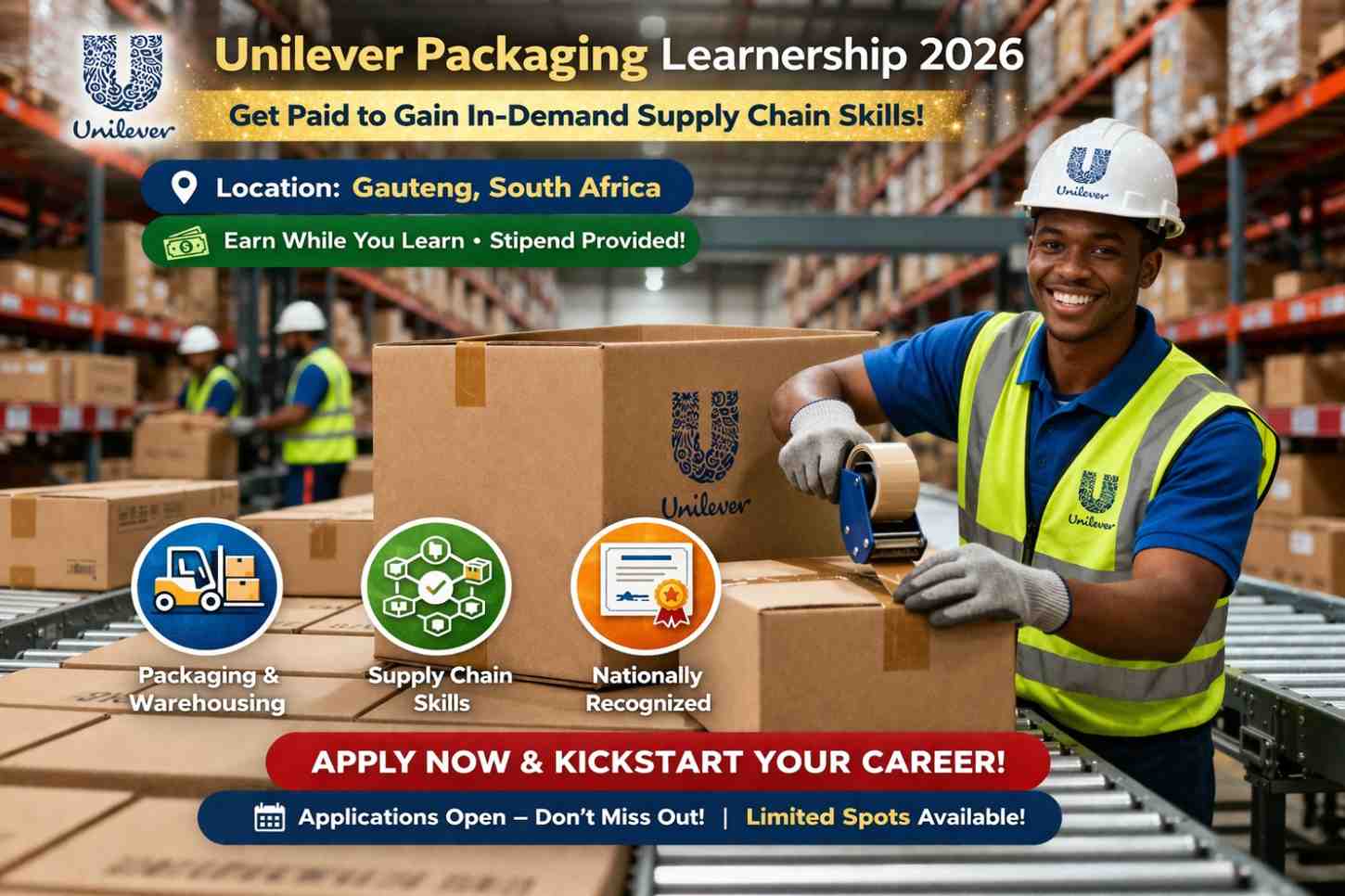Unilever Packaging Learnership 2026