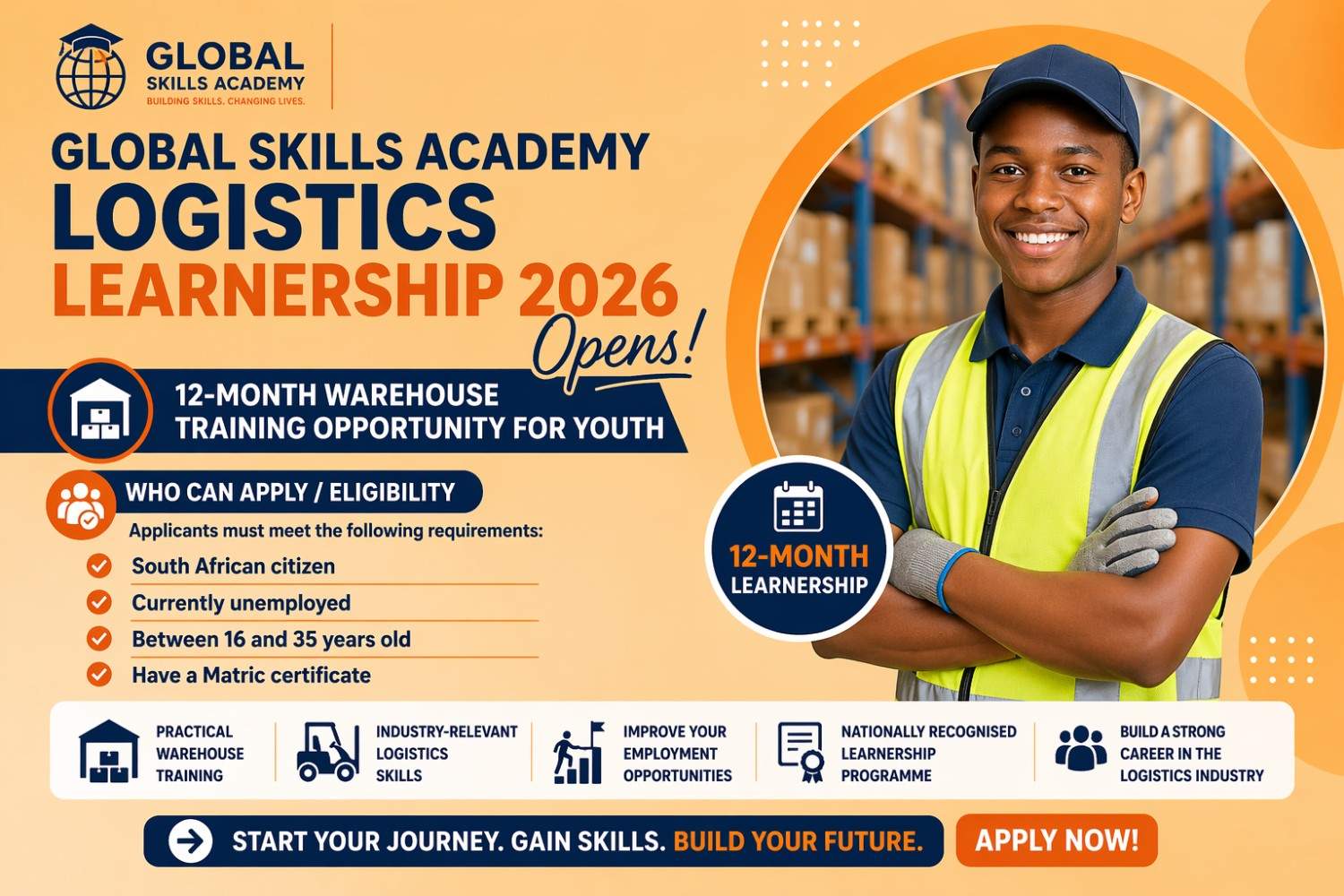 Global Skills Academy Logistics Learnership 2026
