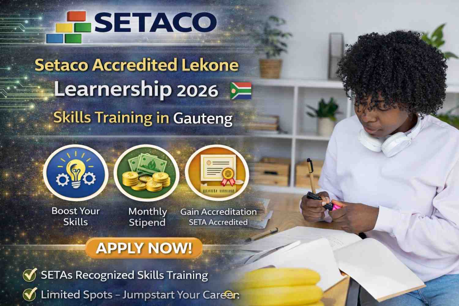 Setaco Accredited Lekone Learnership 2026