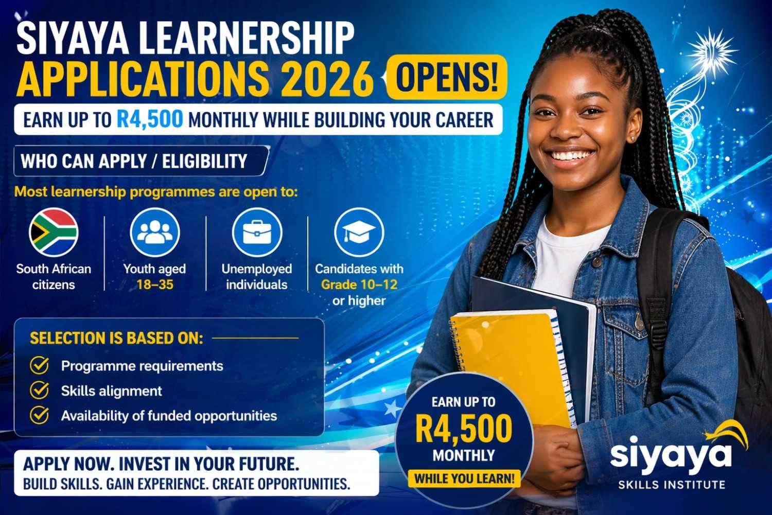 Siyaya Learnership Applications 2026