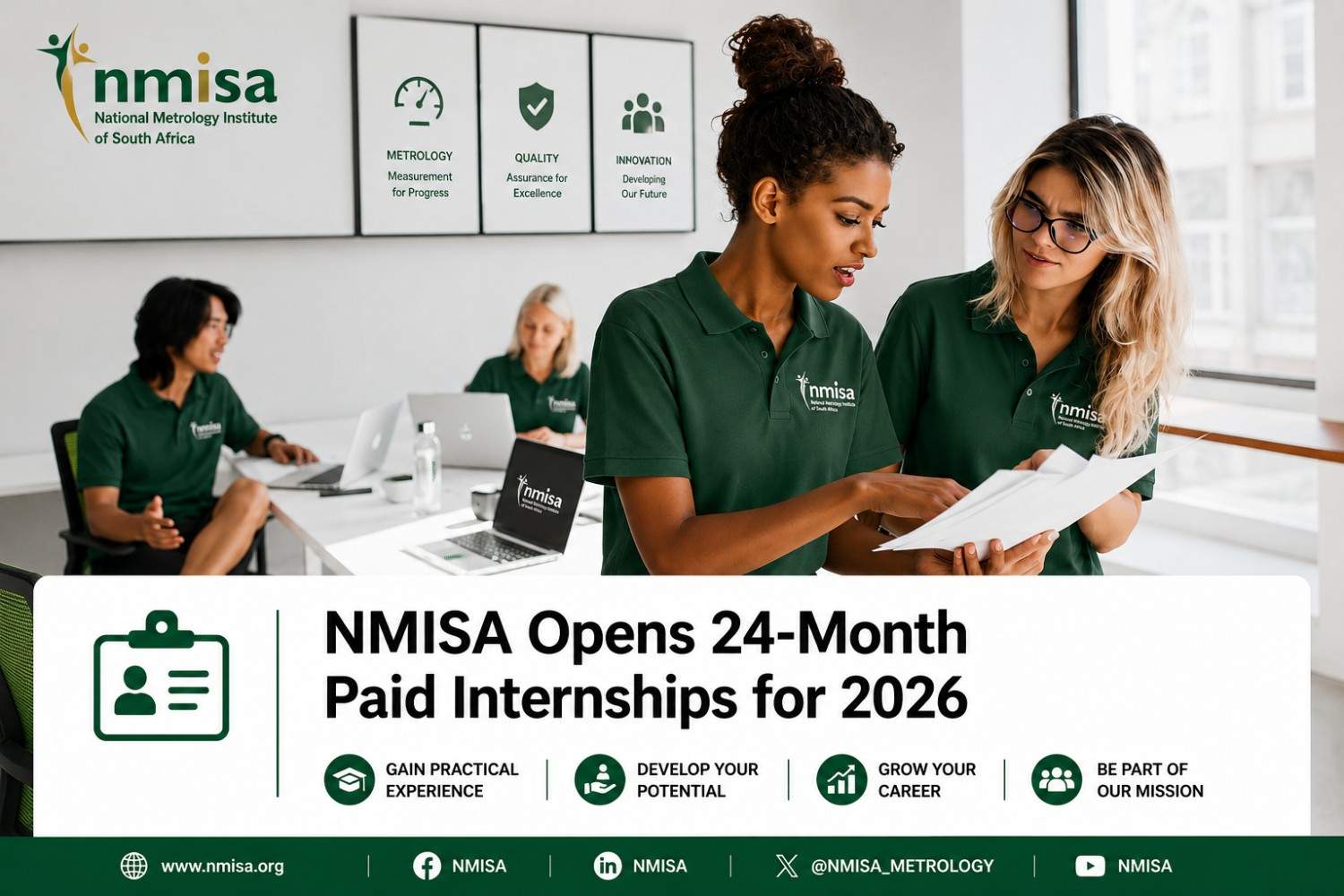 NMISA Opens 24-Month Paid Internships for 2026