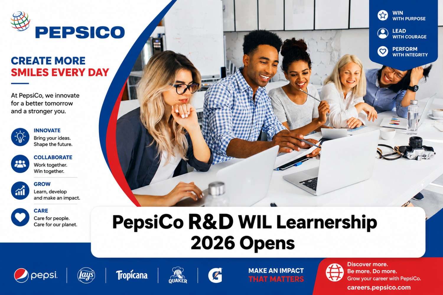 PepsiCo R&D WIL Learnership 2026 Opens